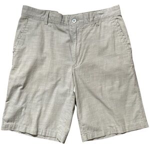 Van Heusen Light Beige Flat Front Shorts Sz.32‎